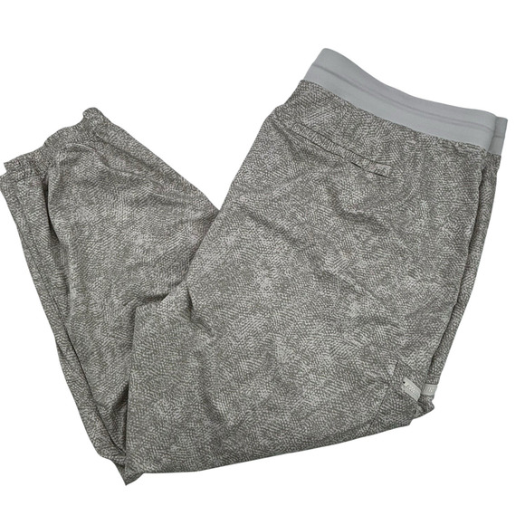 Athleta Pants Womens Plus Size 22 Ivory Venture Printed Cargo Pockets Athleisure - Picture 5 of 16